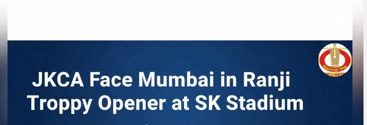 JKCA Face Mumbai in Ranji Trophy Opener at SK StadiumUmran Malik left out; Auqib Nabi provides early breakthrough