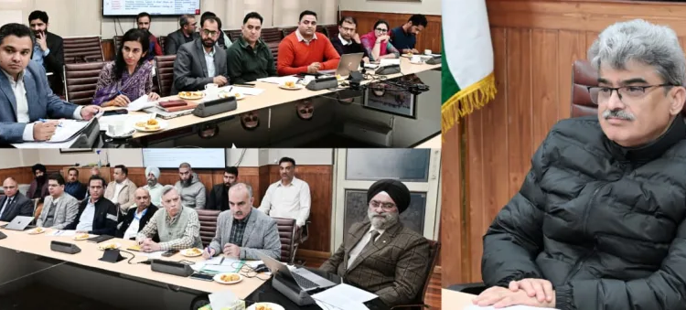 CS reviews functioning of IT Department and NIC J&K