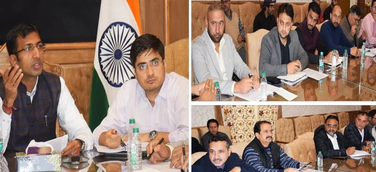 Div Com reviews Progress on Comprehensive Sewerage Scheme of Greater Srinagar