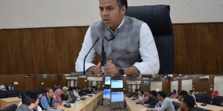 DEO Budgam chairs meeting to Assess Election Preparedness for Bye-Elections to 27-AC Budgam