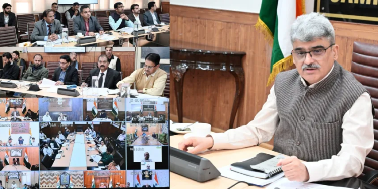 Chief Secy reviews progress on mobile and internet connectivity in shadow areas of J&K