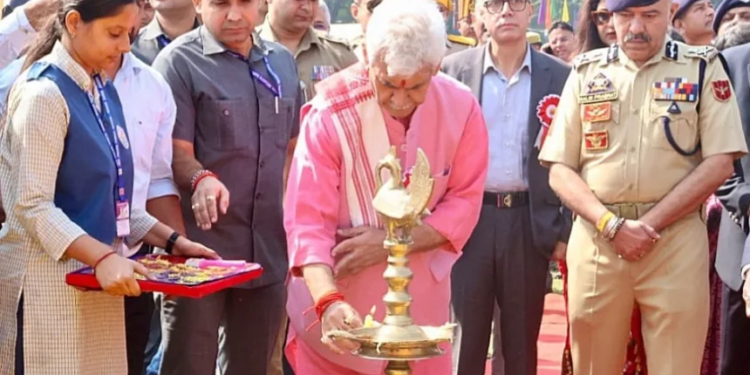 LG Sinha Inaugurates J&K Police’s Diwali Mela in Jammu