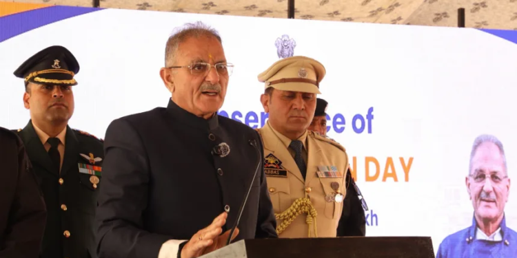 Good Governance, Transparency & Technology define New Ladakh: LG Kavinder Gupta