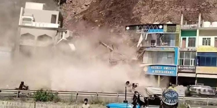 Tragic Landslide at Narsoo-Samroli: Hotel and Several Buildings Collapse in Udhampur
