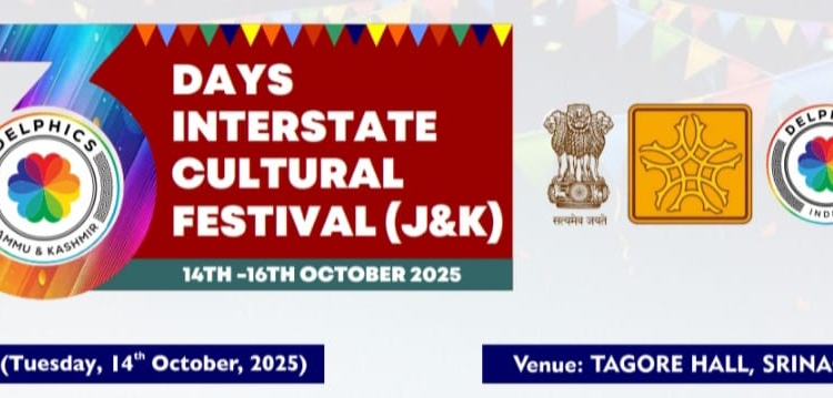 The Delphic Council of JK organising 3 dyas Interstate Cultural Festival in Kashmir