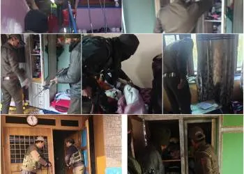 Kulgam Police Raids Houses, Premises of Members of Banned Organisation Jamaat-e-Islami