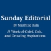 Sunday Editorial By Mushtaq Bala