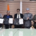Omar Abdullah Witnesses Signing of MoU Between J&K Industries & Commerce Departments and NSE India