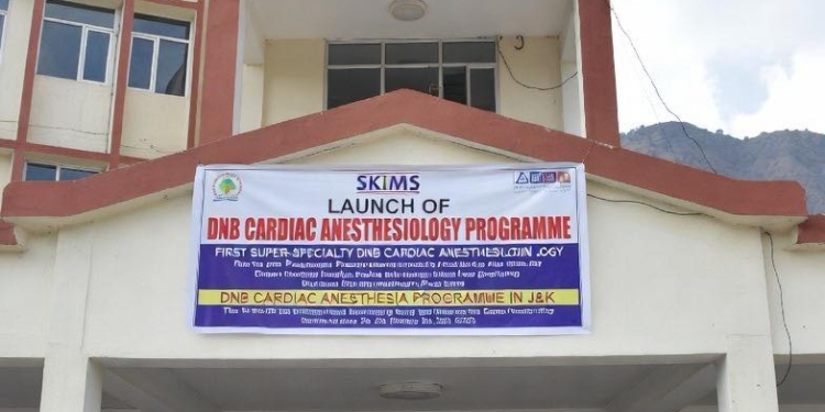 SKIMS Adds J&K’s First Super-Specialty DNB Cardiac Anesthesia Programme
