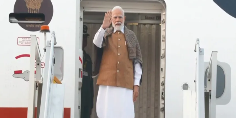 PM Modi emplanes for three-day visit to South Africa for G20 Leaders’ Summit