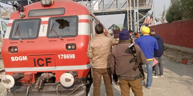 Train Windshield Shattered by Bird Hit, Loco Pilot Injured in Anantnag