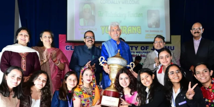 LG Sinha urges Youth to work with dedication to transform their destiny & the World