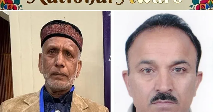 Twin glory for Kashmir, 2 master craftsmen win National Award