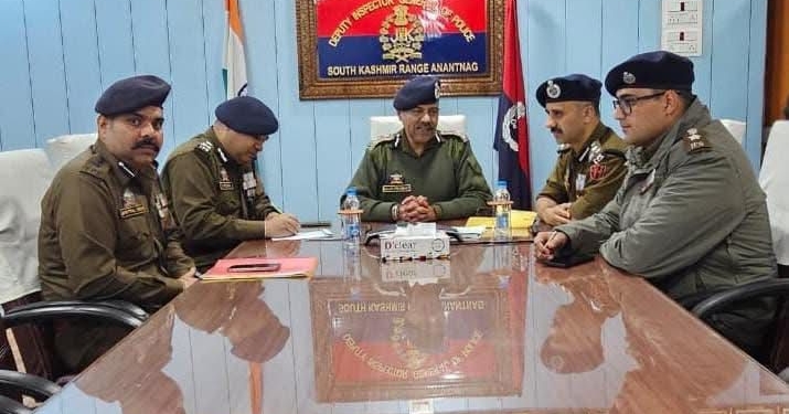 DGP Nalin Prabhat Visits South Kashmir to Review Counter-Terror Operations