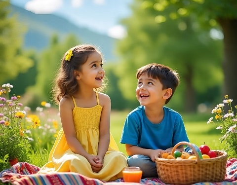 Sunlight on Water: A Childhood Picnic in Kashmir
