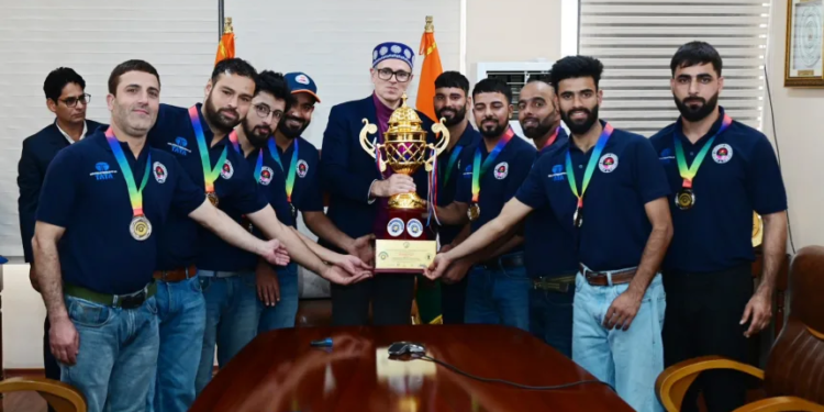 CM Omar Abdullah felicitates J&K Deaf Cricket Team for Runner-Up finish at National Championship