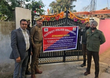 Udhampur police attach ₹2 crore worth properties of two drug peddlers under NDPS Act