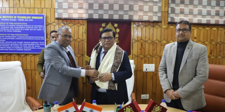 Padma Shri Awardee Dr Milind Pralhad assumes Office as Chairman, Board of Governors, NIT Srinagar