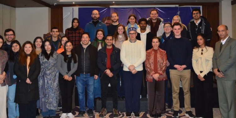 CM Omar Abdullah Interacts with India Trek 2026 Students in Srinagar