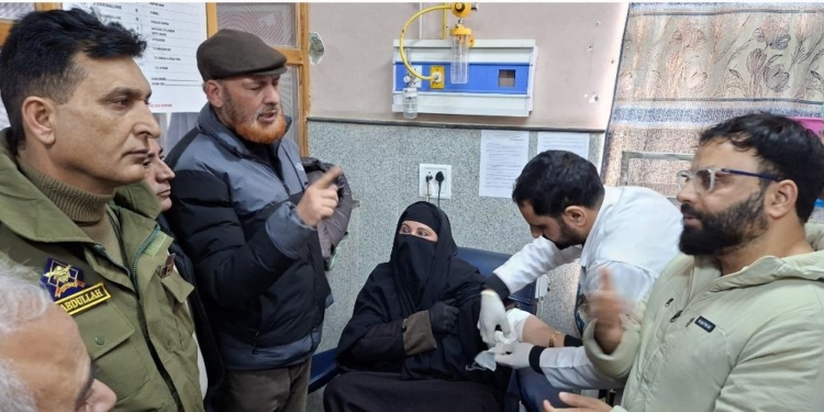 Blood Donation Camp Held at Sopore Hospital