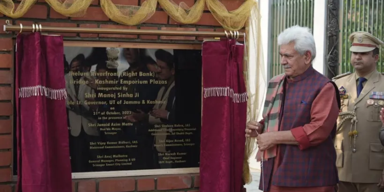 Redeveloped Amira Kadal Bridge Inaugurated, Symbol of Srinagar’s Heritage and Modernity: LG Sinha