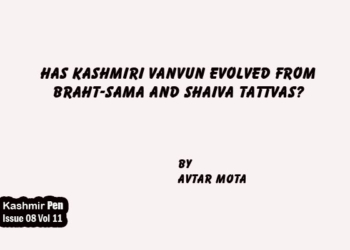 Has Kashmiri Vanvun Evolved From Braht-Sama And Shaiva Tattvas?