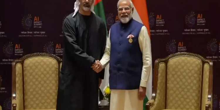 Crown Prince of Abu Dhabi holds bilateral meeting with Prime Minister Narendra Modi in India AI Impact