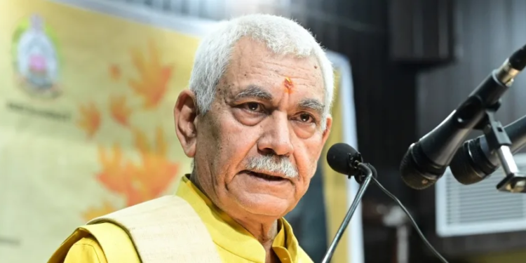 LG Sinha releases Prof Ashok Kaul’s Book ‘Kashmir-Nativity Regained’