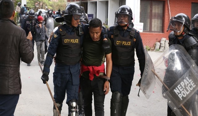 One injured, nine detained as pro-Oli protest in Nepal escalates