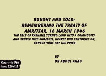 Bought and Sold: Remembering the Treaty ofAmritsar, 16 March 1846