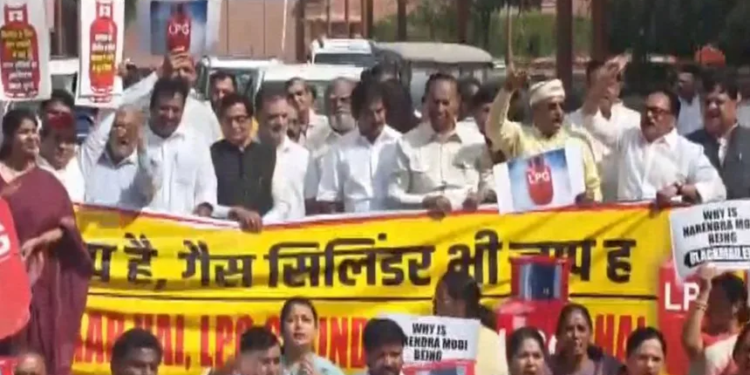 Parliament Budget Session: Opposition continues to protest, alleges LPG shortage