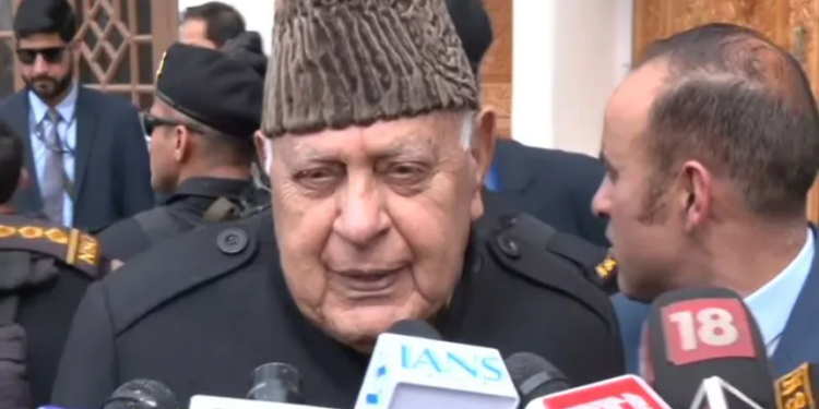 JKNC Chief Farooq Abdullah calls for peace amid ongoing West Asia conflict