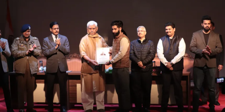 LG Sinha gives Eid gift to NOKs of terror victims, hands over 50 appointment letters