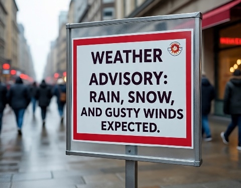 Srinagar Administration Issues Weather Advisory Amid Rain, Snow and Gusty Winds