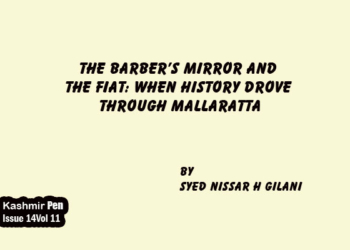 The Barber’s Mirror and the Fiat: When History Drove Through Mallaratta