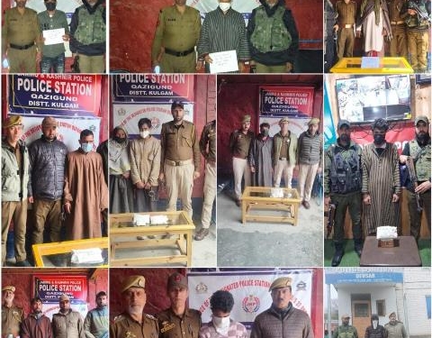 Kulgam Police registers 10 NDPS FIRs, arrests 14 in anti-drug drive