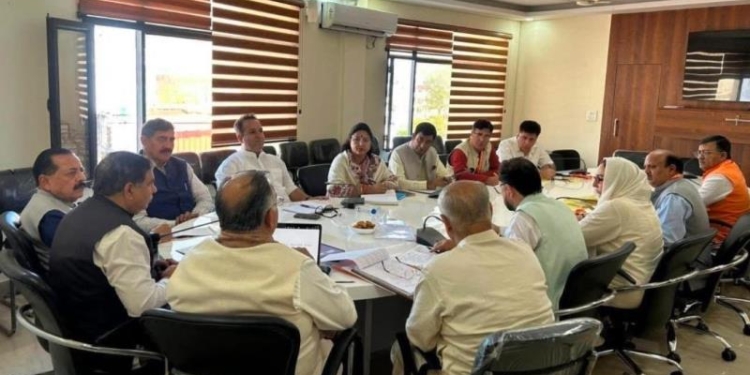 BJP core group meet in Jammu: LoP Sharma reviews party initiatives, future strategy for J&K