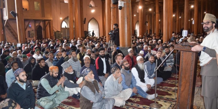 Mirwaiz Urges Global Religious Leaders to Unite for Peace, Justice