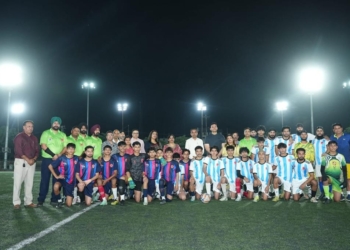J&K organises floodlit football friendly as part of 100-day ‘Nasha Mukt’ campaign