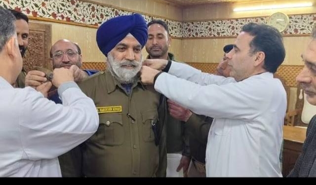 Narinder Singh Promoted as Assistant Security Officer at SKIMS