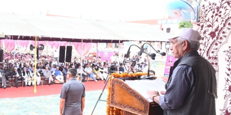 LG Sinha inaugurates Dr Raj Kumar Thapa Memorial, Museum & Library in Rajouri