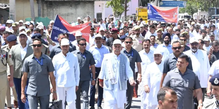 Nasha-Mukt Campaign Drug abuse eroding foundations of society from within: LG Sinha