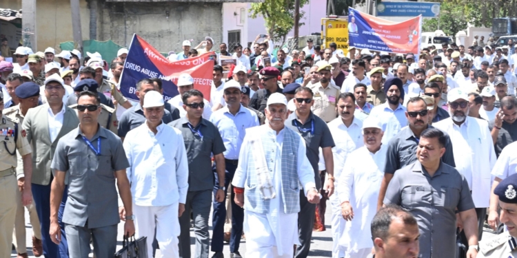 LG Sinha Led Nasha-Mukt J&K Campaign in Reasi