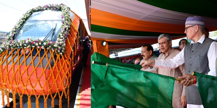 CM Omar calls Vande Bharat Express “transformative” & “game-changer”, seeks inland dry port in J&K