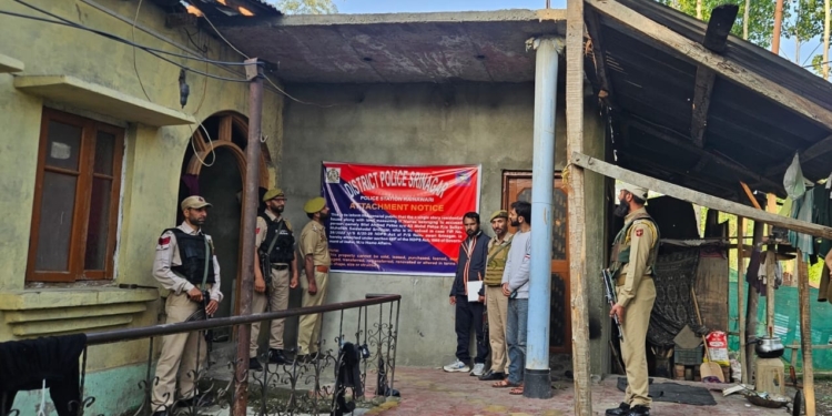 Srinagar Police Attach ₹1.5 Crore Property of Drug Peddler Under NDPS Act