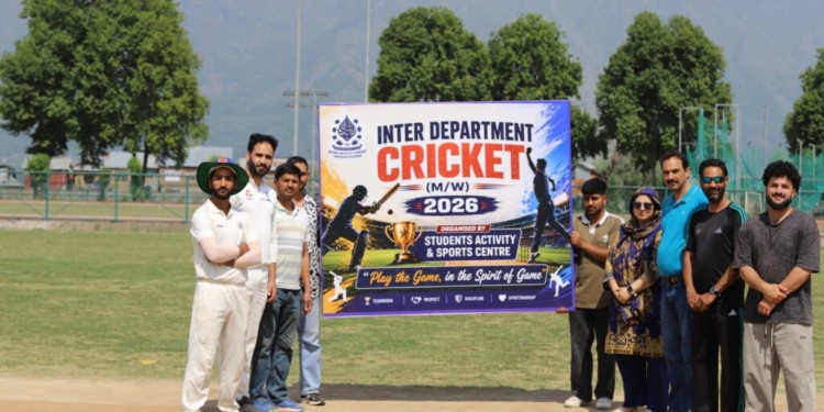 Inter-department Cricket tournament begins at NIT Sgr