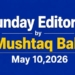 Sunday Editorial A Time for Balance, Trust, and Collective Responsibility