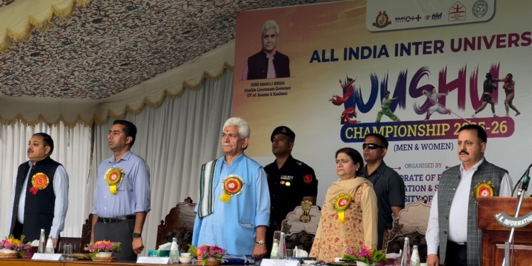 LG Sinha calls athletes brand ambassadors of Nasha Mukt Bharat Campaign