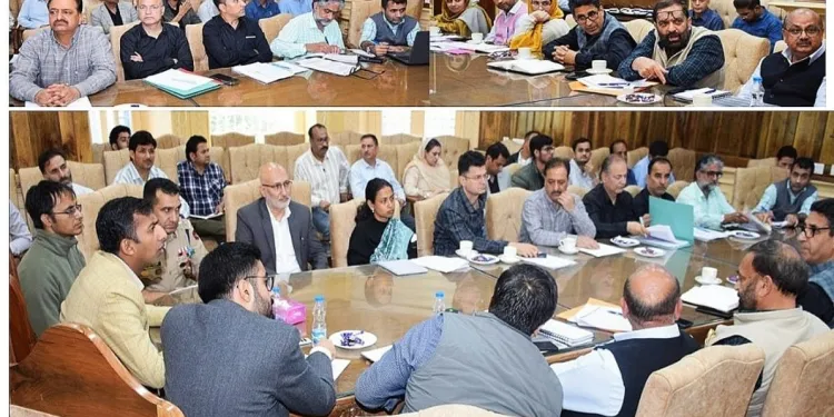 Div Com Kashmir reviews preparations for SANJY-2026