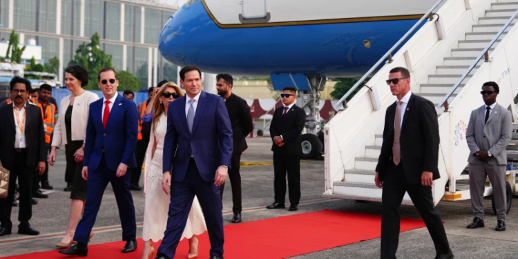 US Secretary of State Marco Rubio arrives in Kolkata as part of his 4-day visit to India